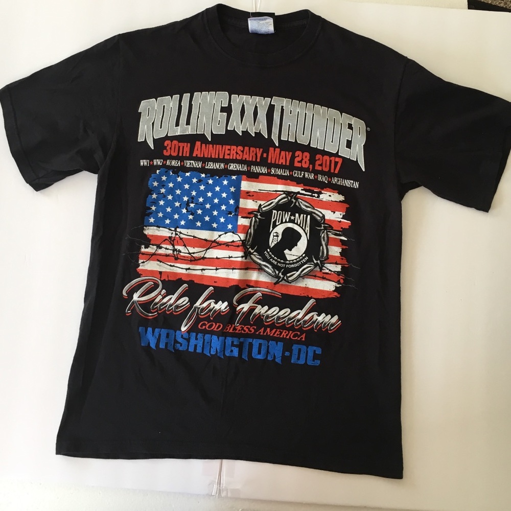 Harley Davidson T-Shirt Mens M Wash. 2017 R.T.F.